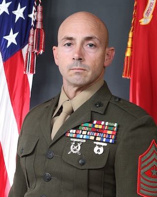 Portrait of Sergeant Major Mark J Miller Jr.