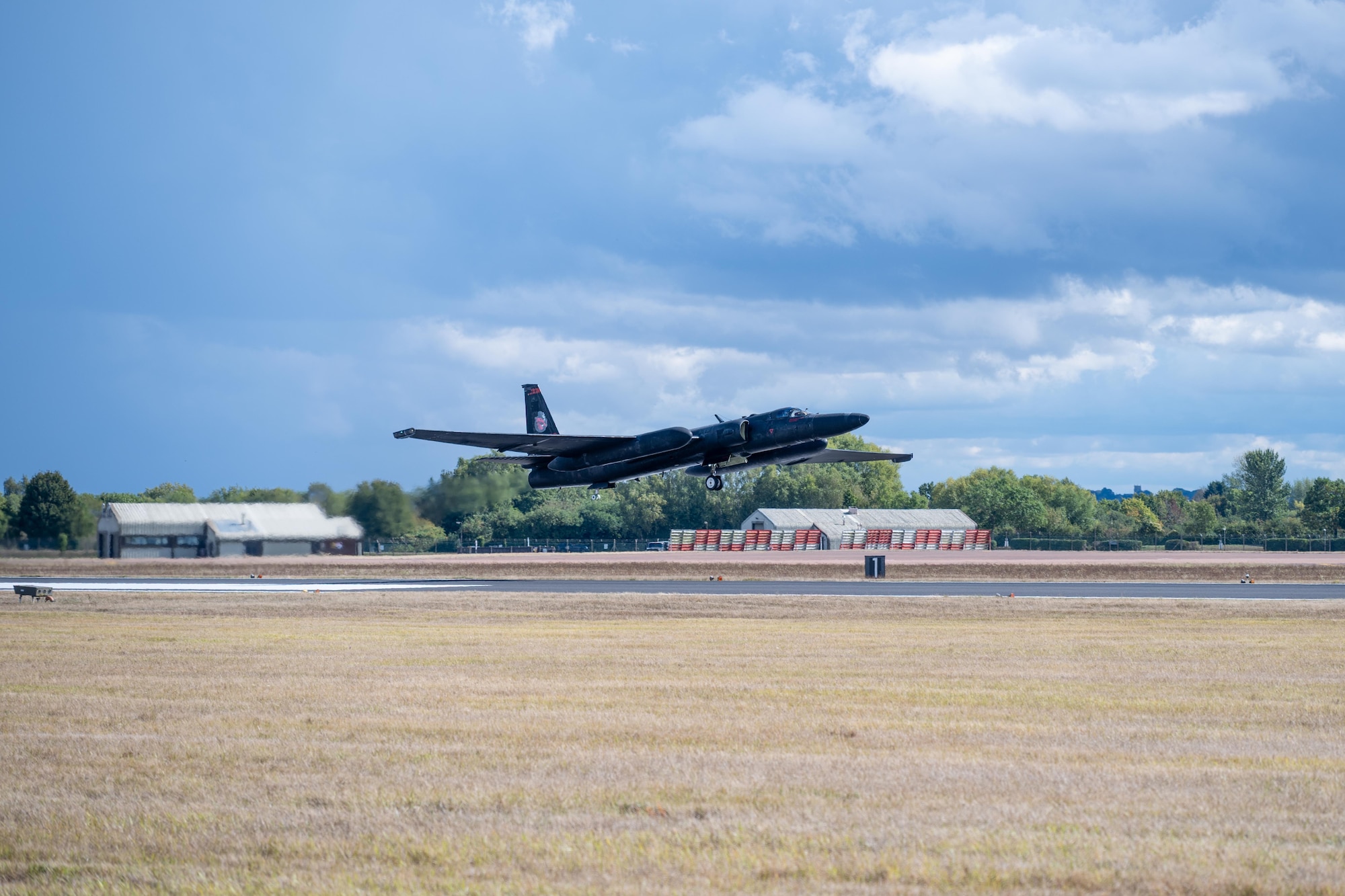 A U-2 Dragon Lady takes off from RAF Fairford