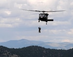 Soldiers of the 1-189th GSAB Conduct personnel recovery training at Fort Harrison, Montana.