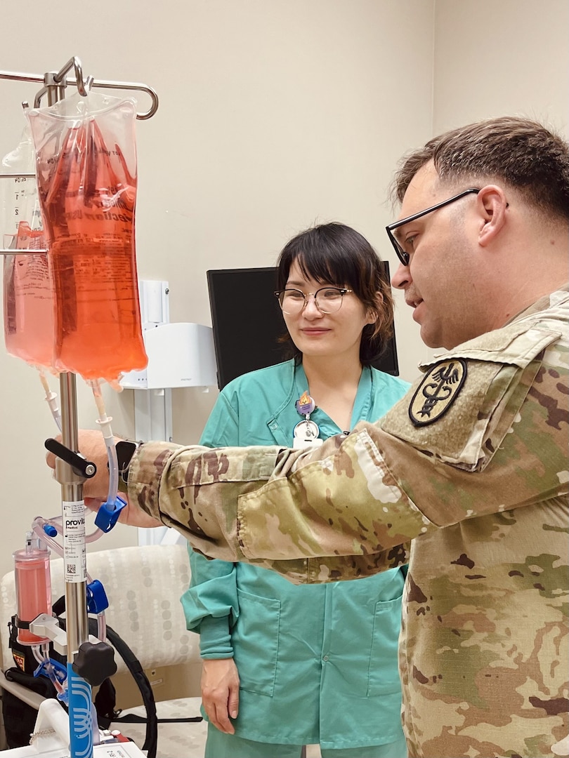 Nursing Staff Receive Skills Refresher on Blood Transfusions