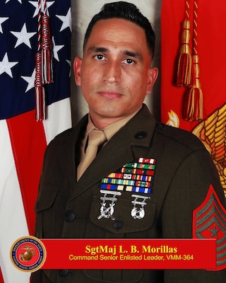 Portrait of Sergeant Major Luigi B. Morillas