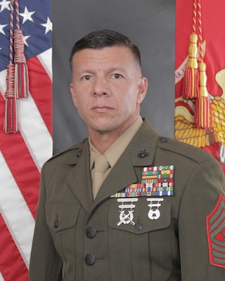 Portrait of Sergeant Major Christopher L. Rivera