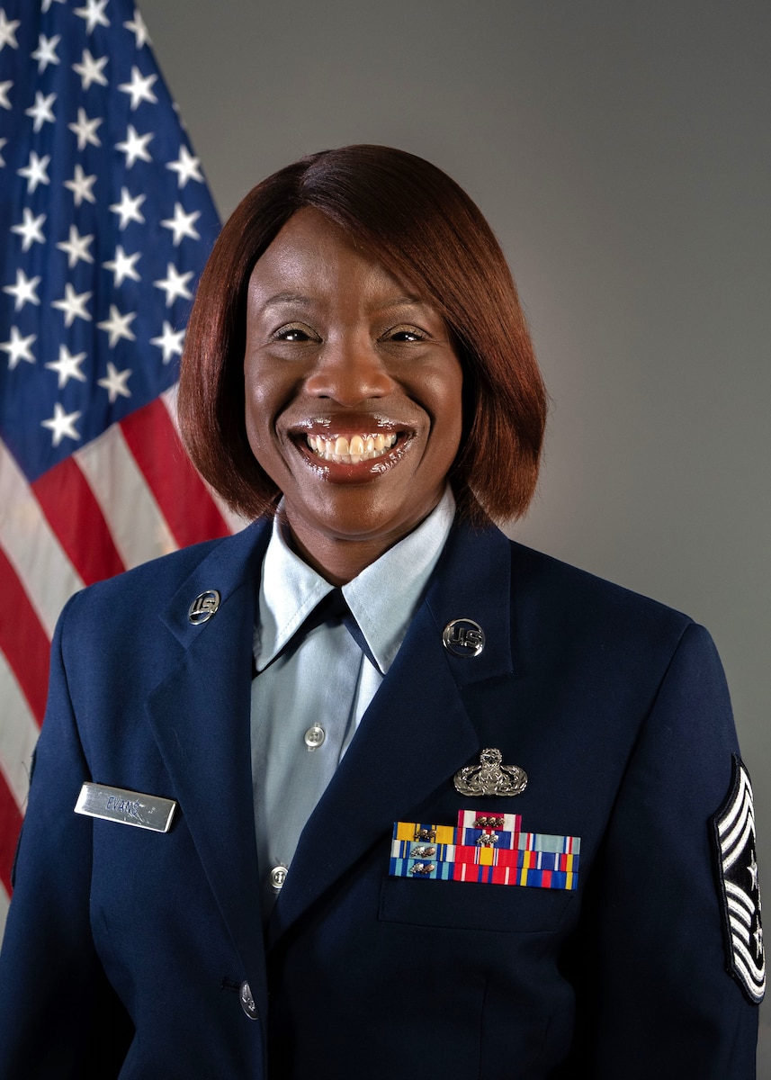 CMSgt Marcia Evans Official Photo