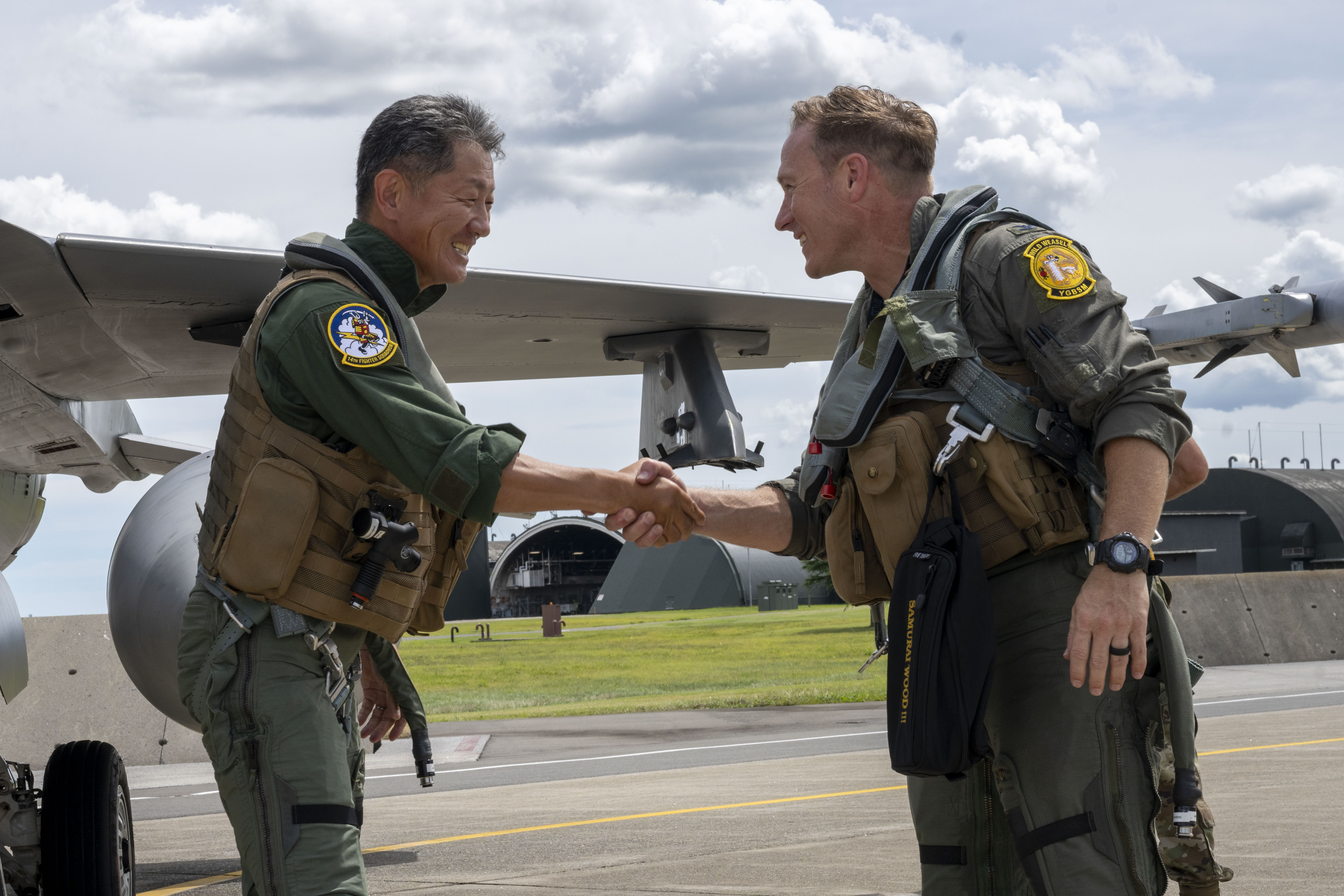 35th FW and 3rd Air Wing Commanders Go On Orientation Flight
