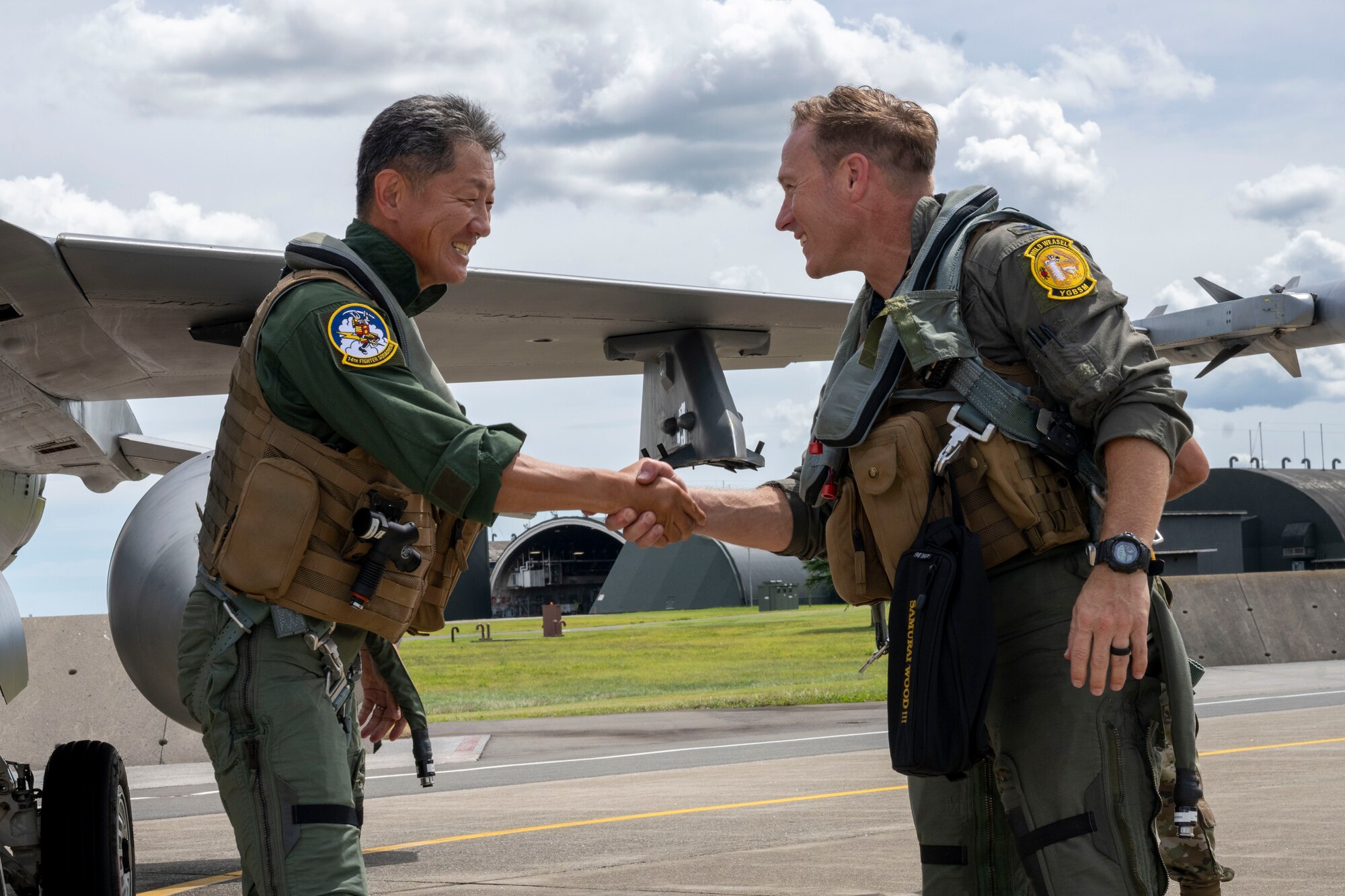 35th FW and 3rd Air Wing Commanders Go On Orientation Flight