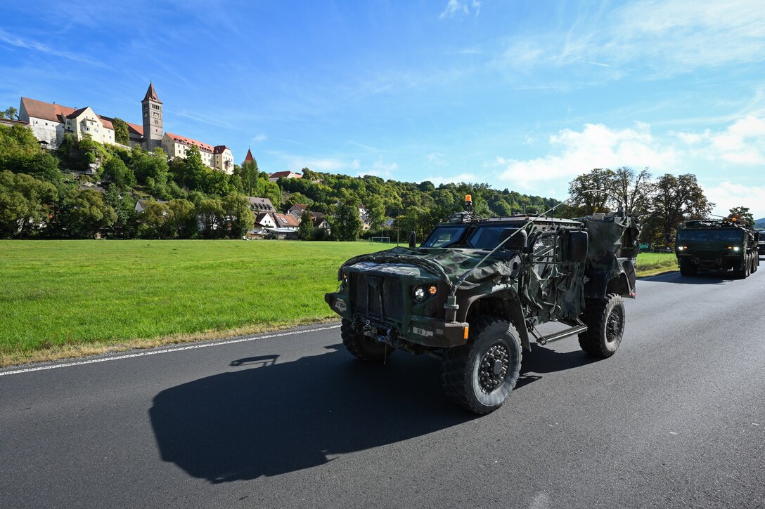 Saber Junction convoy movement