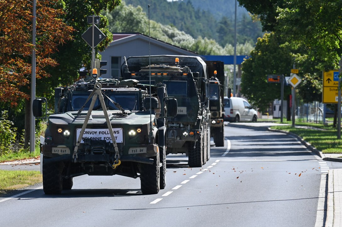 Saber Junction convoy movement