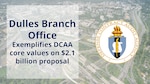 Visual banner with text on top