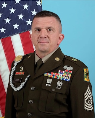 Command Sgt. Maj.  Robert E. Wood