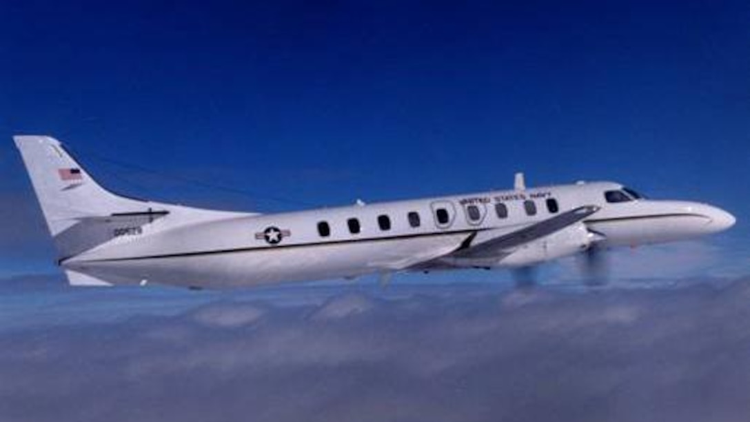 The C-26 Metroliner as seen in flight.
