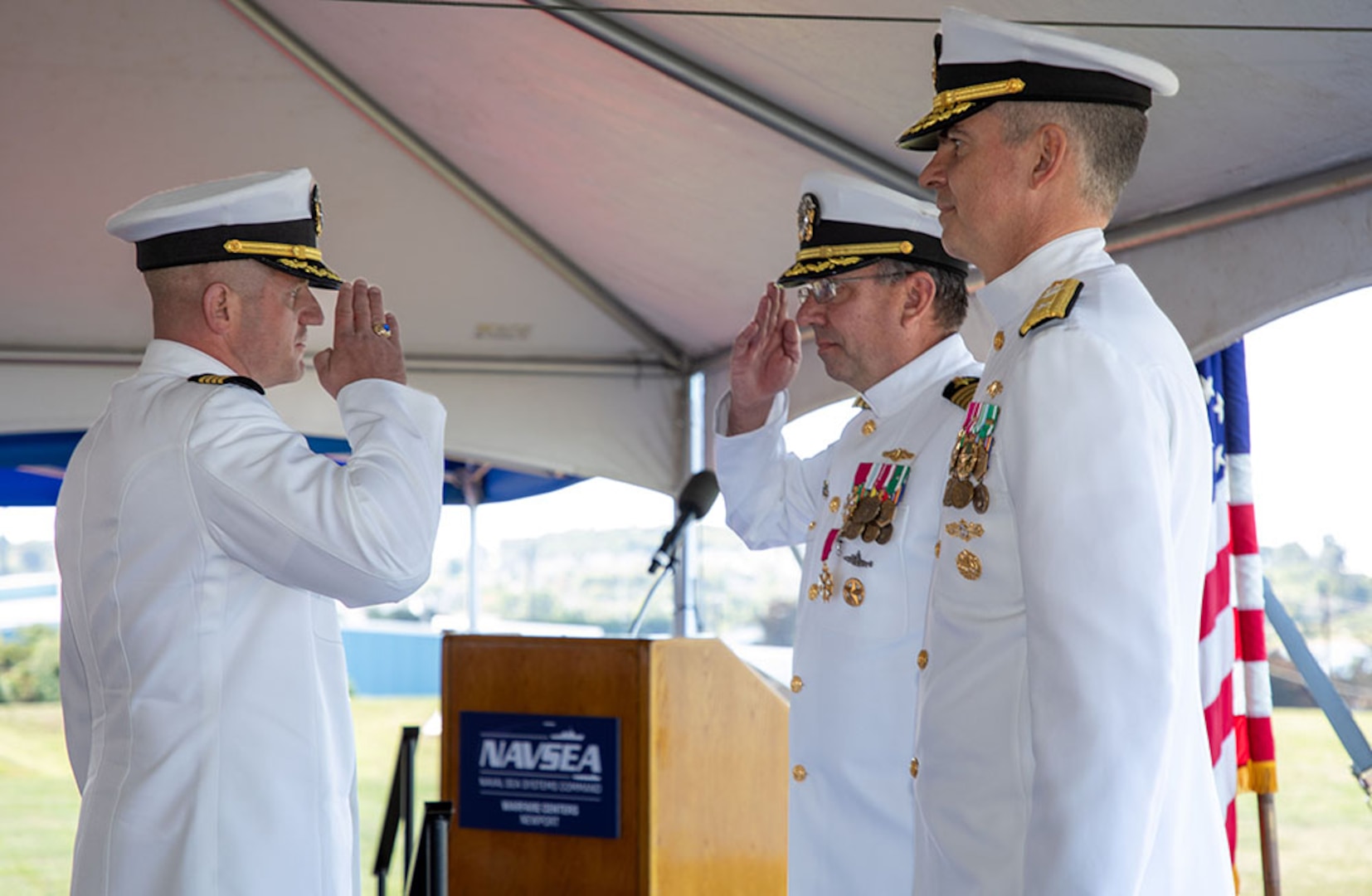 NUWC Division Newport hosts change of command on Sept. 3