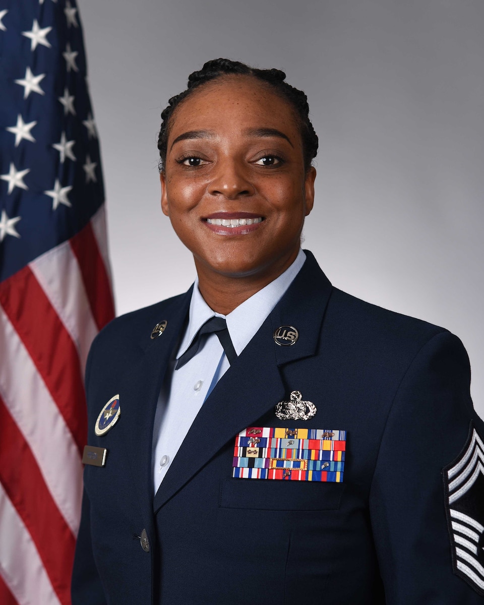 Official photo for Chief Master Sergeant Janice K. Presha, 14th Mission Support Group Senior Enlisted Leader.