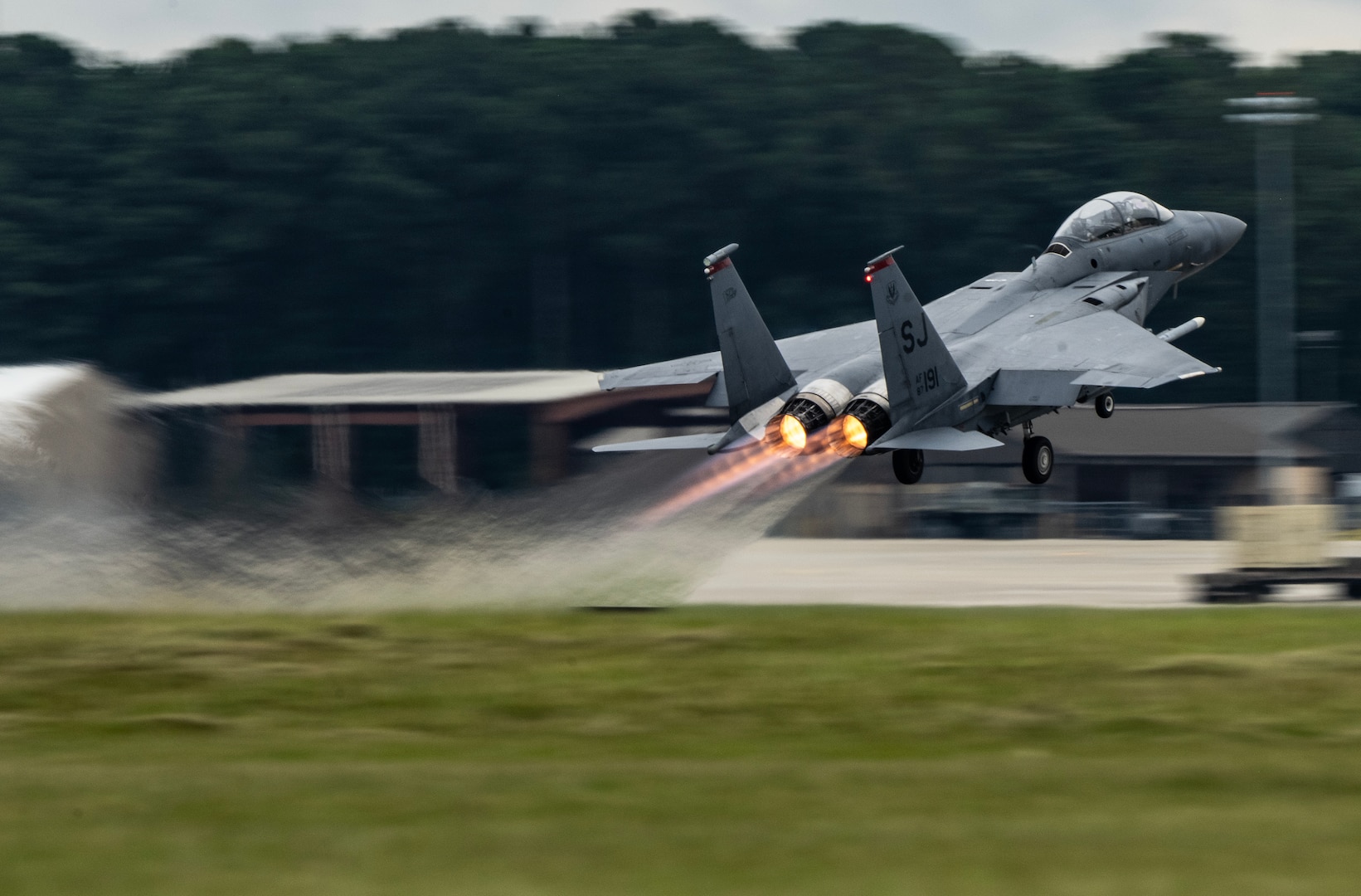 F-15 taking off