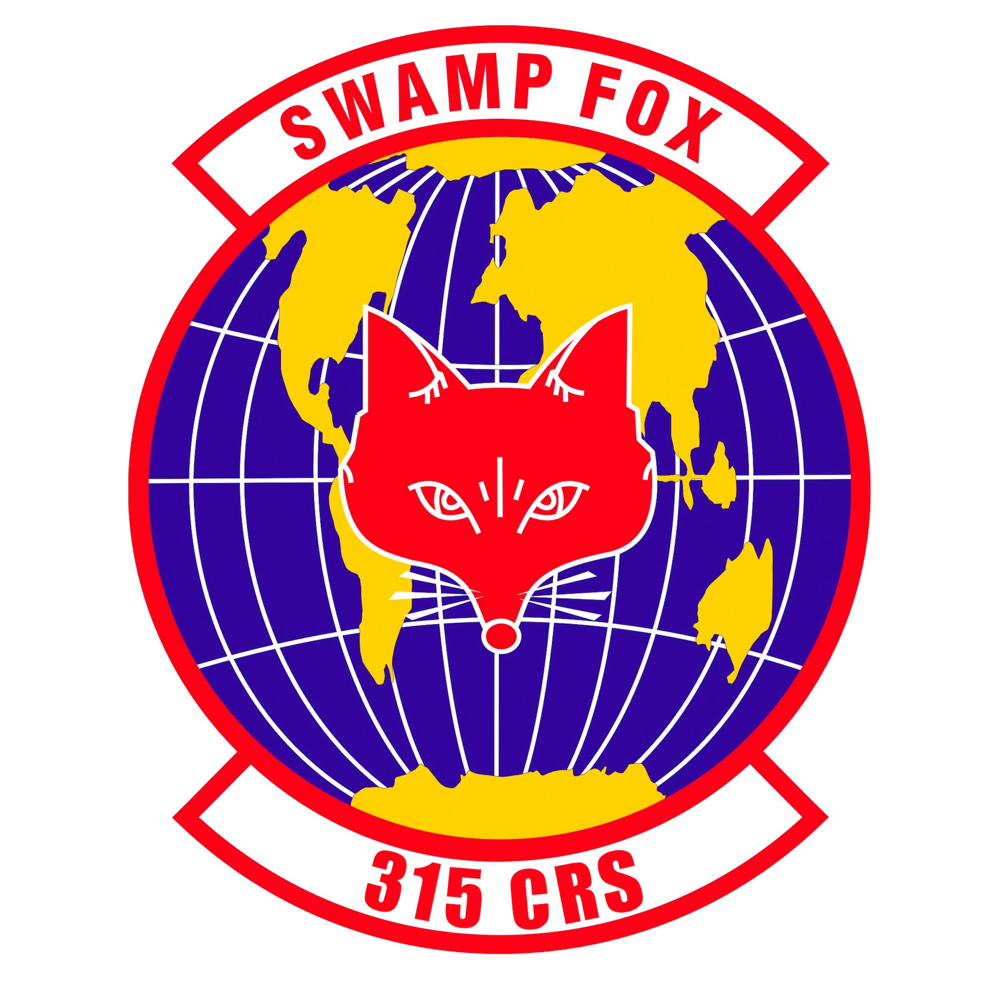 Unit patch for the 315t5h Contingency Response Flight "Swamp Fox." (U.S. Air Force graphic)