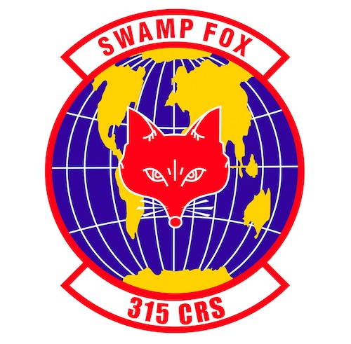 Unit patch for the 315t5h Contingency Response Flight "Swamp Fox." (U.S. Air Force graphic)