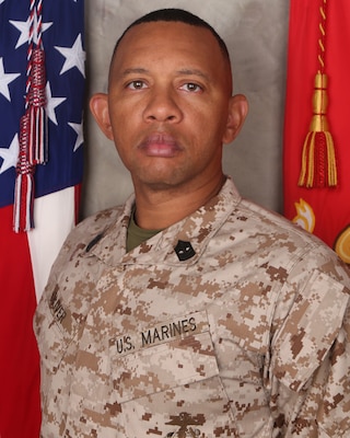 Portrait of Master Gunnery Sergeant C.L. Oliver