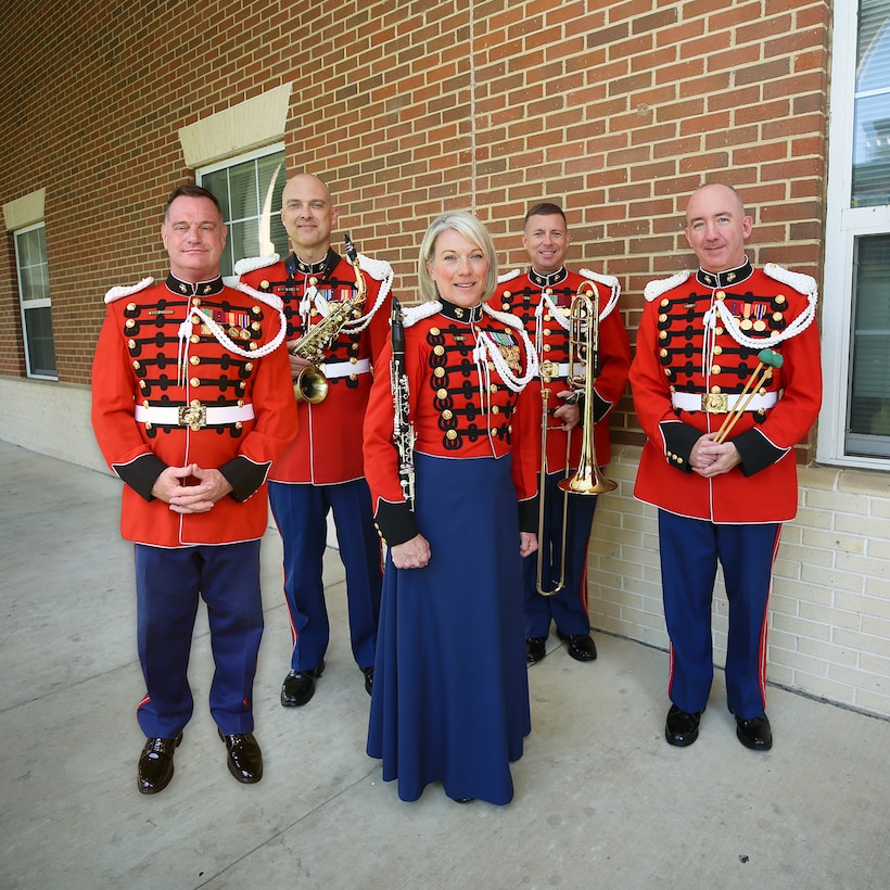 2025 Tour Soloists standing together in uniform