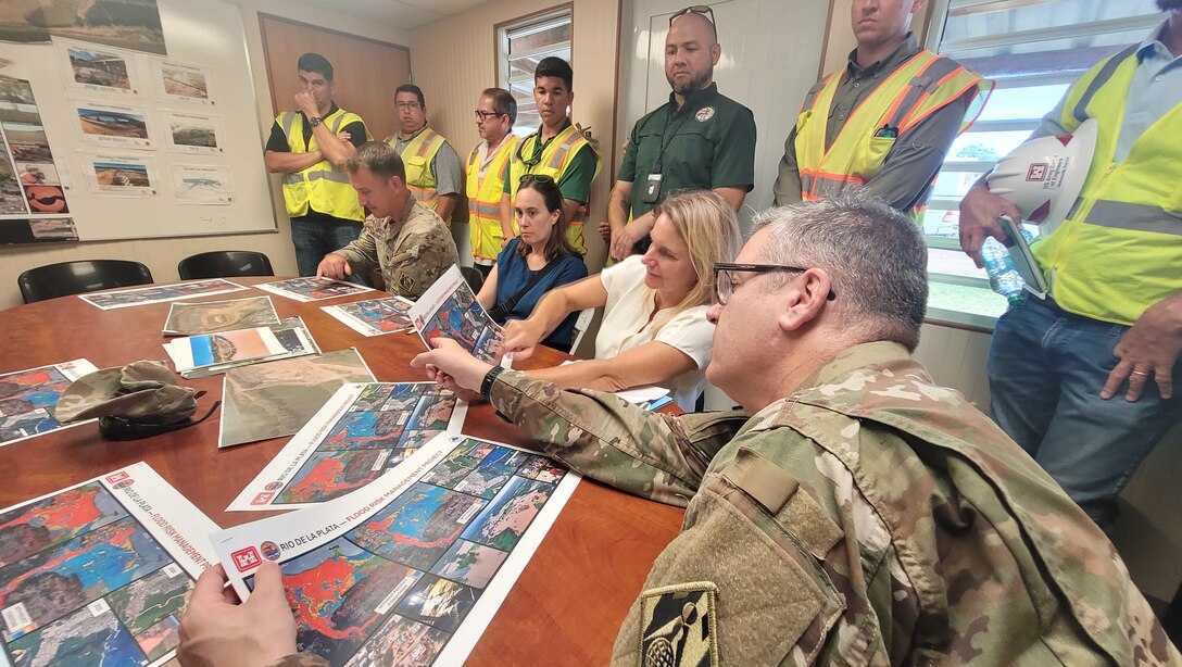 Brig. Gen. Zachary L. Miller, USACE South Atlantic Division Commanding General, joined Caribbean District leaders