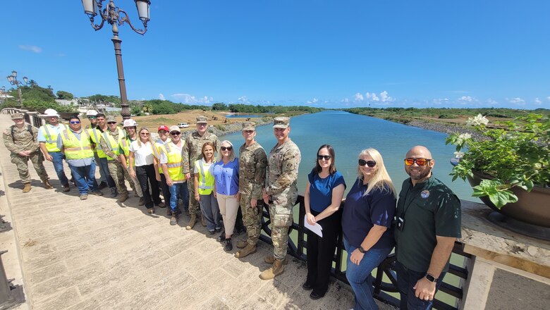 Brig. Gen. Zachary L. Miller, USACE South Atlantic Division Commanding General, joined Caribbean District leaders