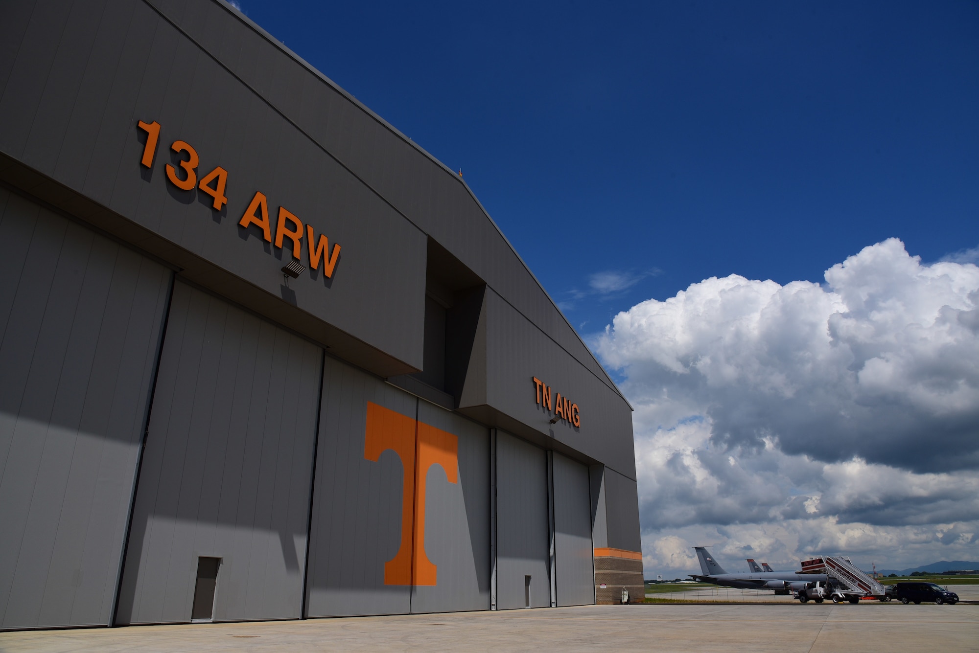 A ribbon-cutting ceremony was held for the new $31 million aircraft maintenance hangar at the 134th Air Refueling Wing, McGhee Tyson ANG Base, Tennessee on Jun. 3, 2022.