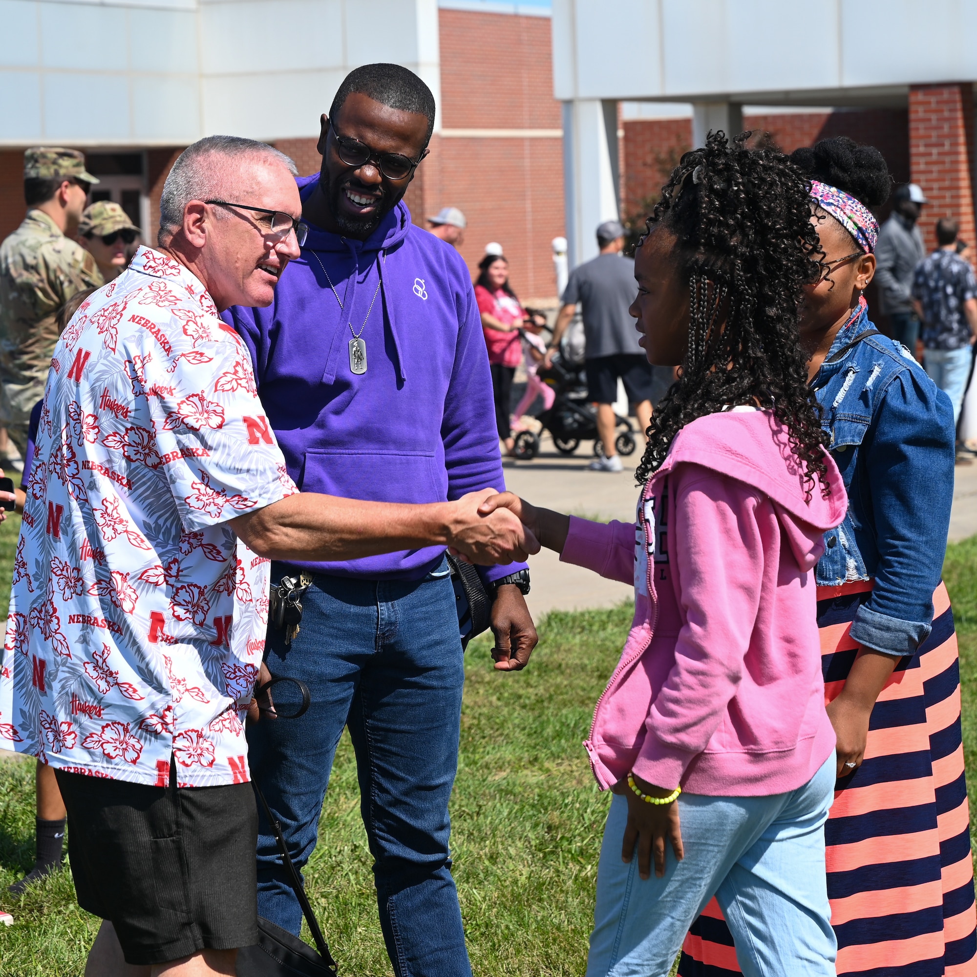 Airmen and their families enjoy Family Day 2025.