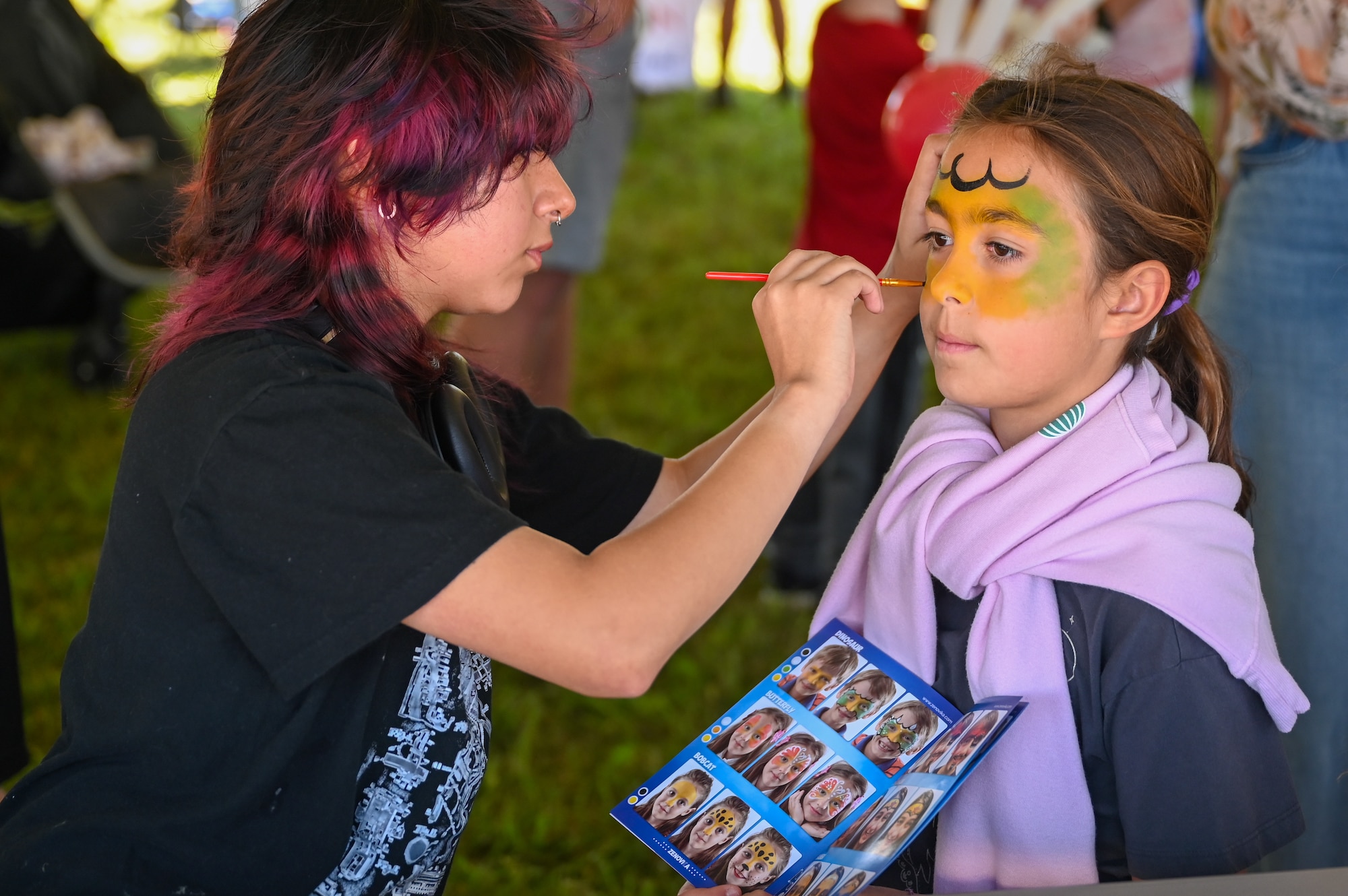 Airmen and their families enjoy Family Day 2025.