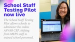 USMEPCOM began piloting a new program that allows school staff to be trained and administer the computerized Armed Services Vocational Aptitude Battery (ASVAB) Career Exploration Program (CEP) test, Sept. 8.