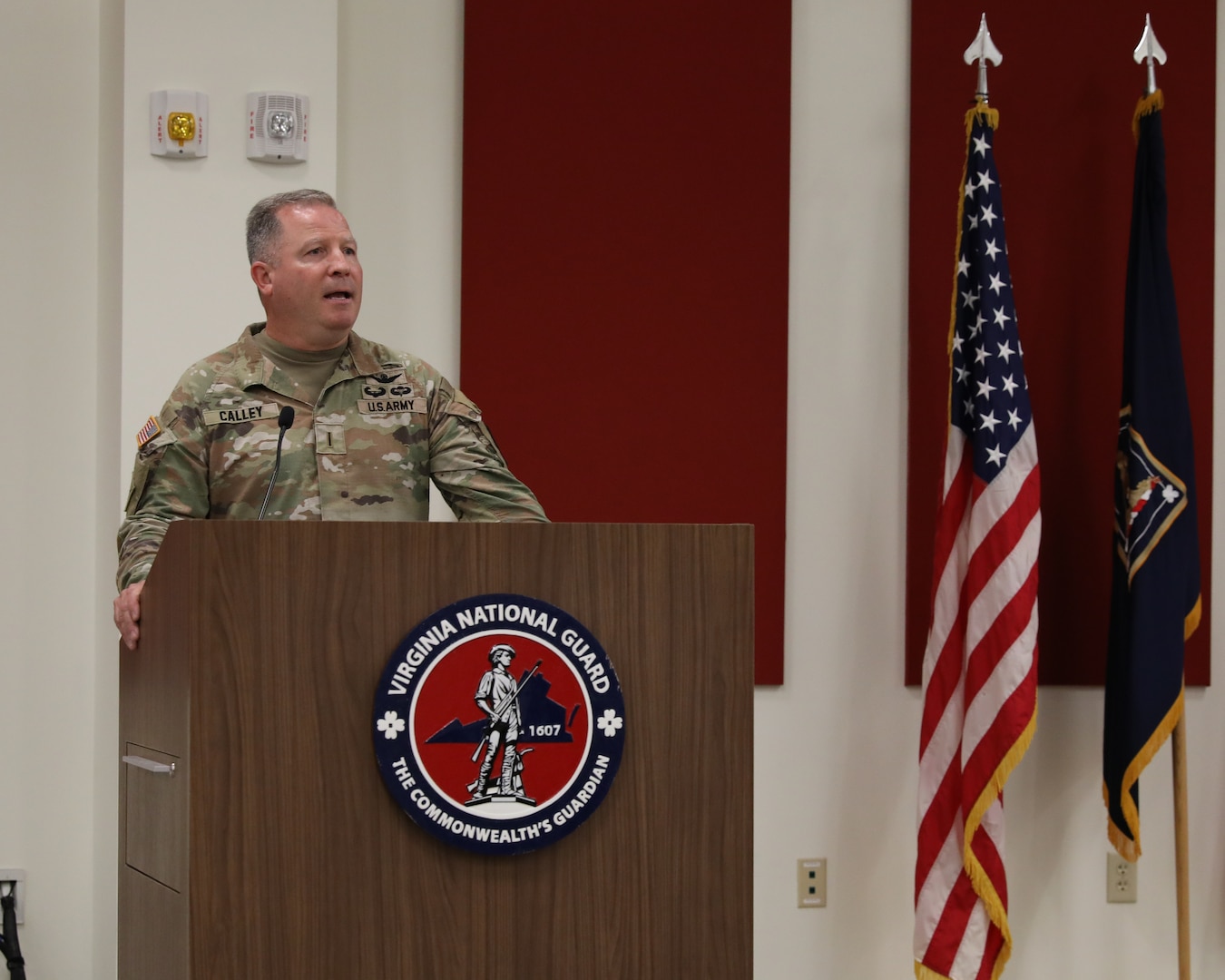 Harris succeeds Calley as VaARNG Senior Warrant Officer
