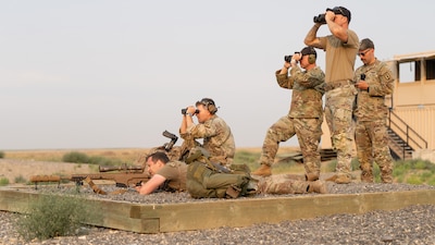 Oregon Guard Members Train for Sniper Competition