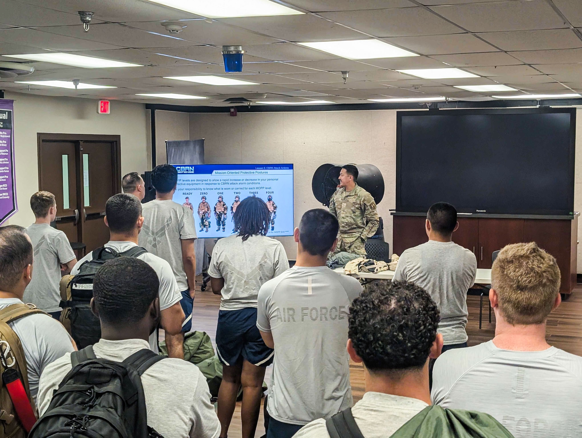 The 33rd Maintenance Squadron conducted a training exercise at Eglin Air Force Base Aug. 4, 2025, to enhance deployment readiness, reinforce Air Force standards and cultivate a stronger sense of unit cohesion.