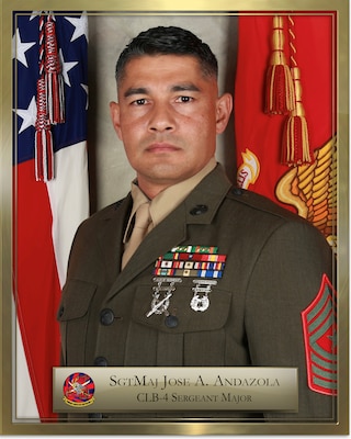 Portrait of Sergeant Major Jose A. Andazola