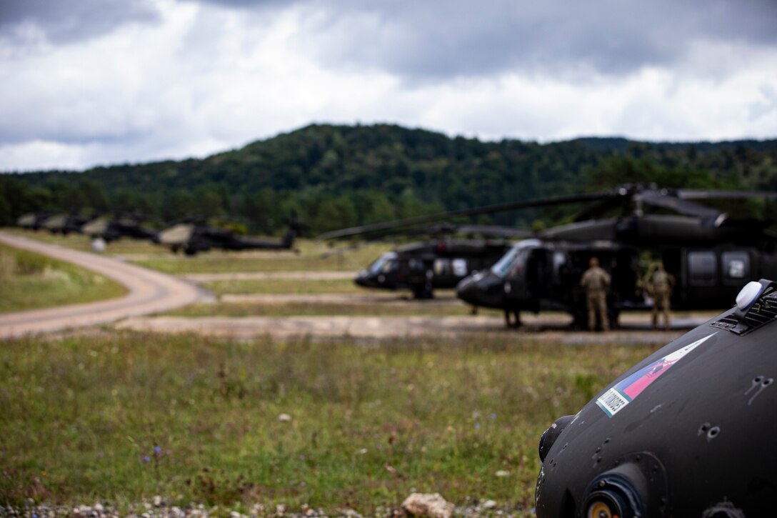 1st Armored Division Combat Aviation Brigade Provides Air Support During Saber Junction 25