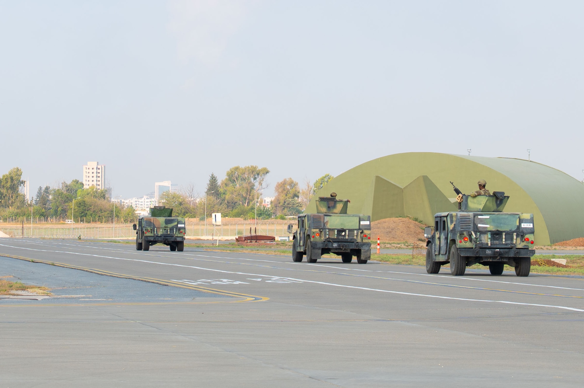 Airmen participate in exercise.