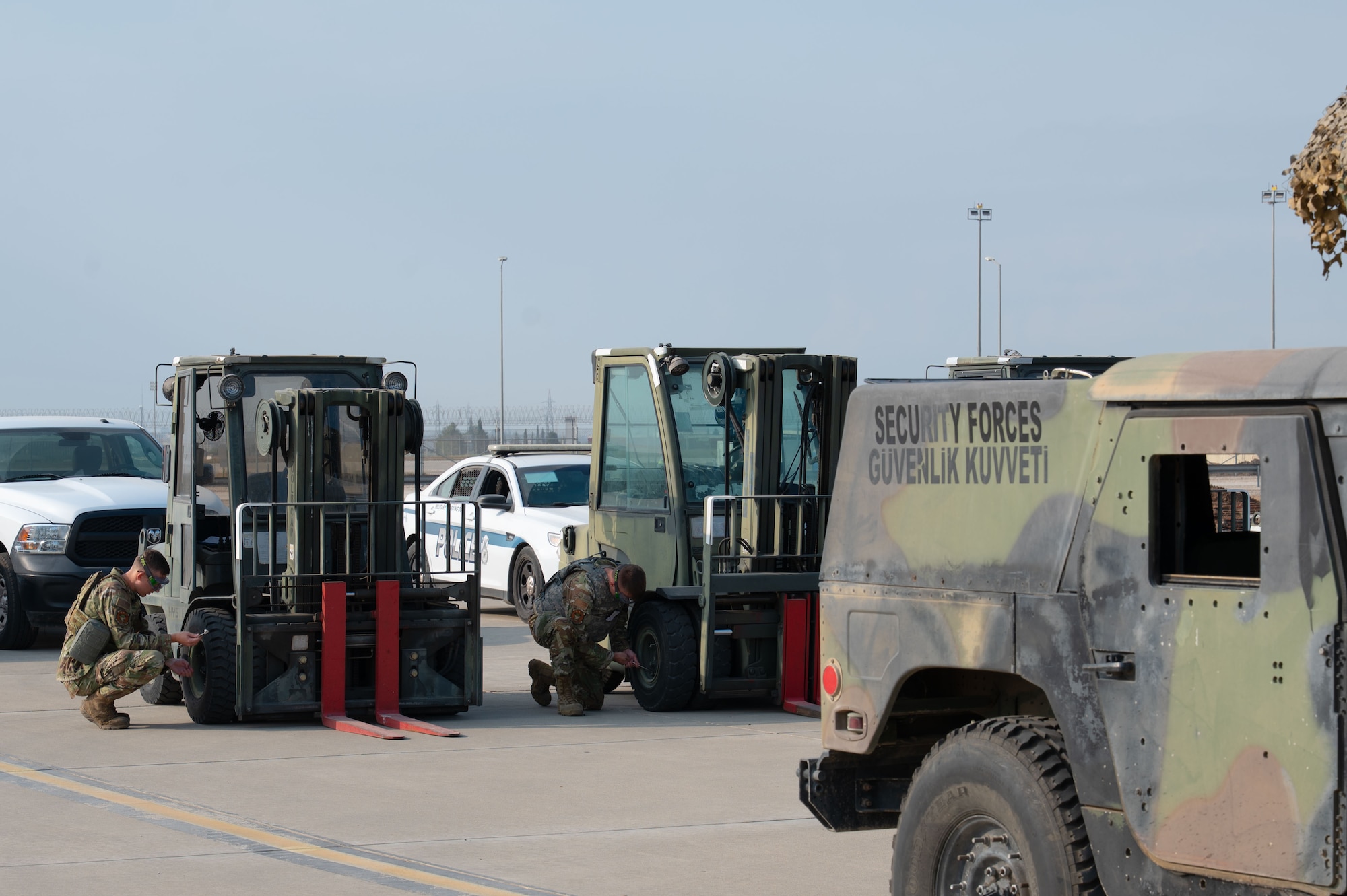 Airmen participate in exercise.