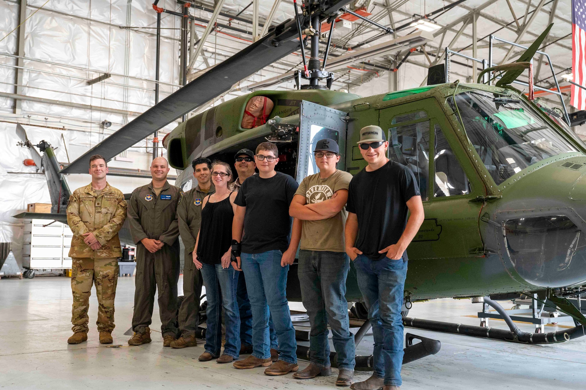 Teen tours squadron that saved his life