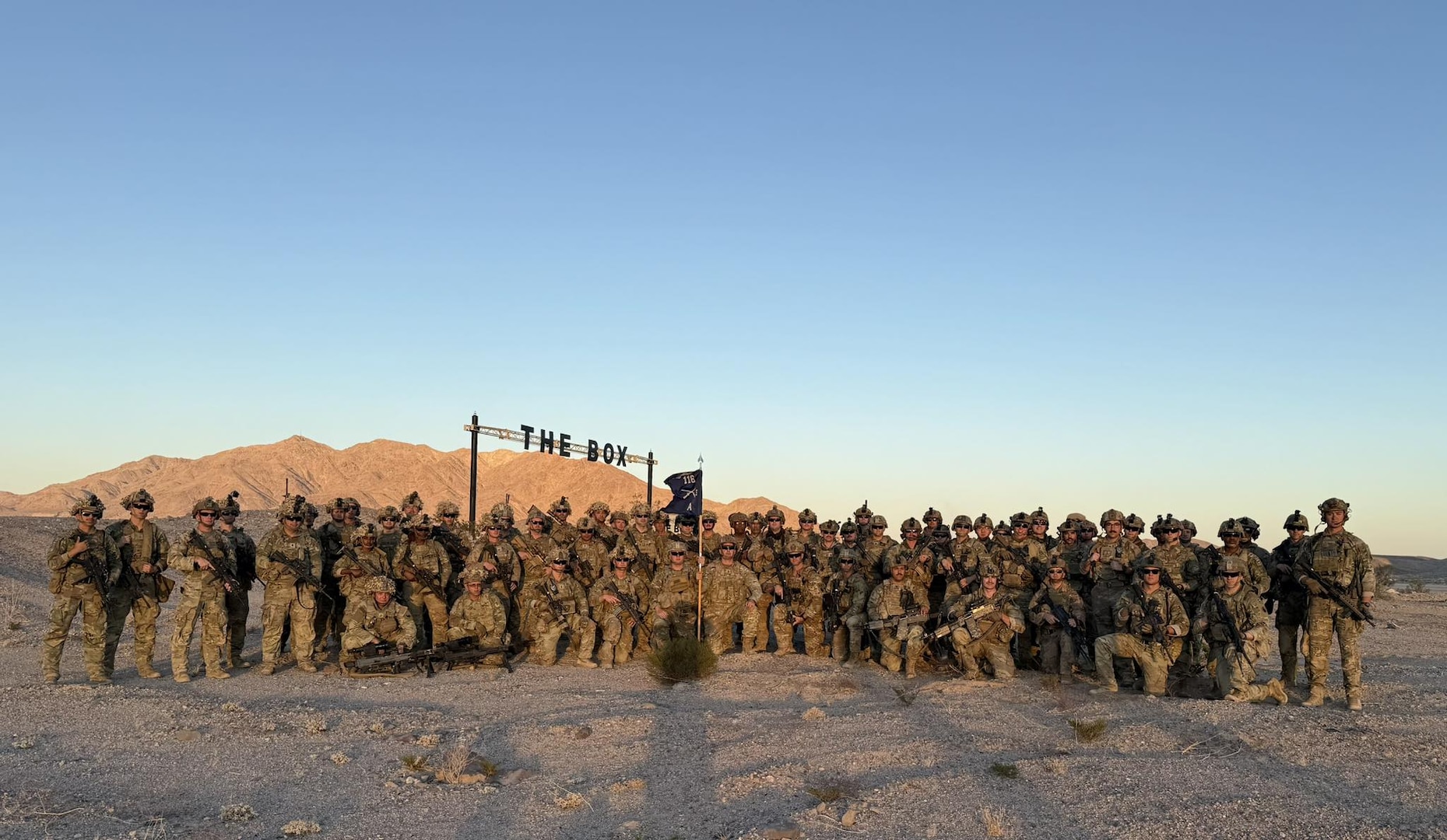 3-116th Soldiers excel “in the box” at National Training Center