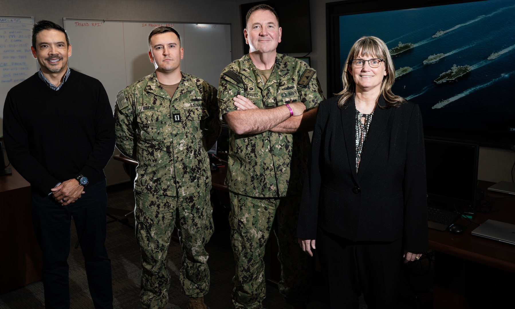 NSWCDD Command Team and CRC Lead pose for group photo.