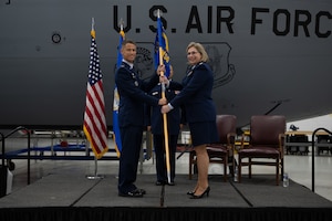 Col. Patricia Hartman assumed command of the 459th Mission Support Group during the Group's assumption of command ceremony held on Sep. 7, 2025, at the 459th Air Refueling Wing on Joint Base Andrews, Md. The 459th Wing Commander, Col. Michael Masuda, officiated the ceremony. Prior to arriving at the 459th, Col. Hartman was the Deputy Commander of the 911th Mission Support Group at Pittsburgh Air Reserve Station, Pa.