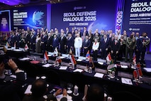 United Nations representatives assemble for the Seoul Defense Dialogue 2025 conference in Seoul, Korea, September 9, 2025.
