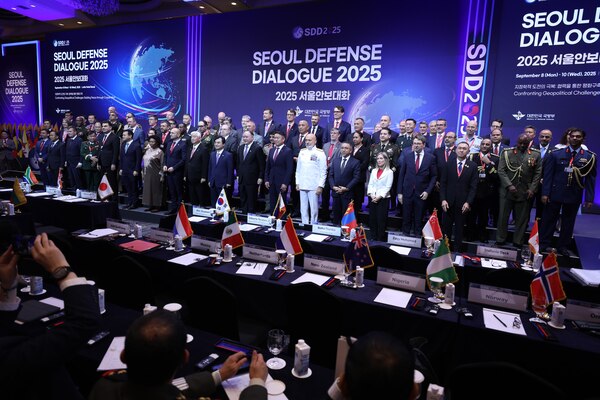 United Nations representatives assemble for the Seoul Defense Dialogue 2025 conference in Seoul, Korea, September 9, 2025.