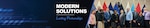 Group of people photo with text that reads: Modern Solutions Lasting Partnerships.