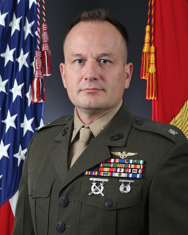 Lieutenant Colonel Dustin A. Kerlin, Commanding Officer, 4th Marine Aircraft Wing Site Support Miramar