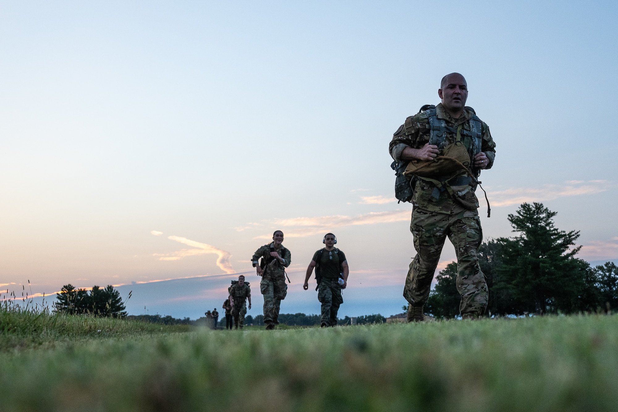Scott holds its third annual Norwegian Foot March  on Scott Air Force Base, Illinois, Sept. 6, 2025