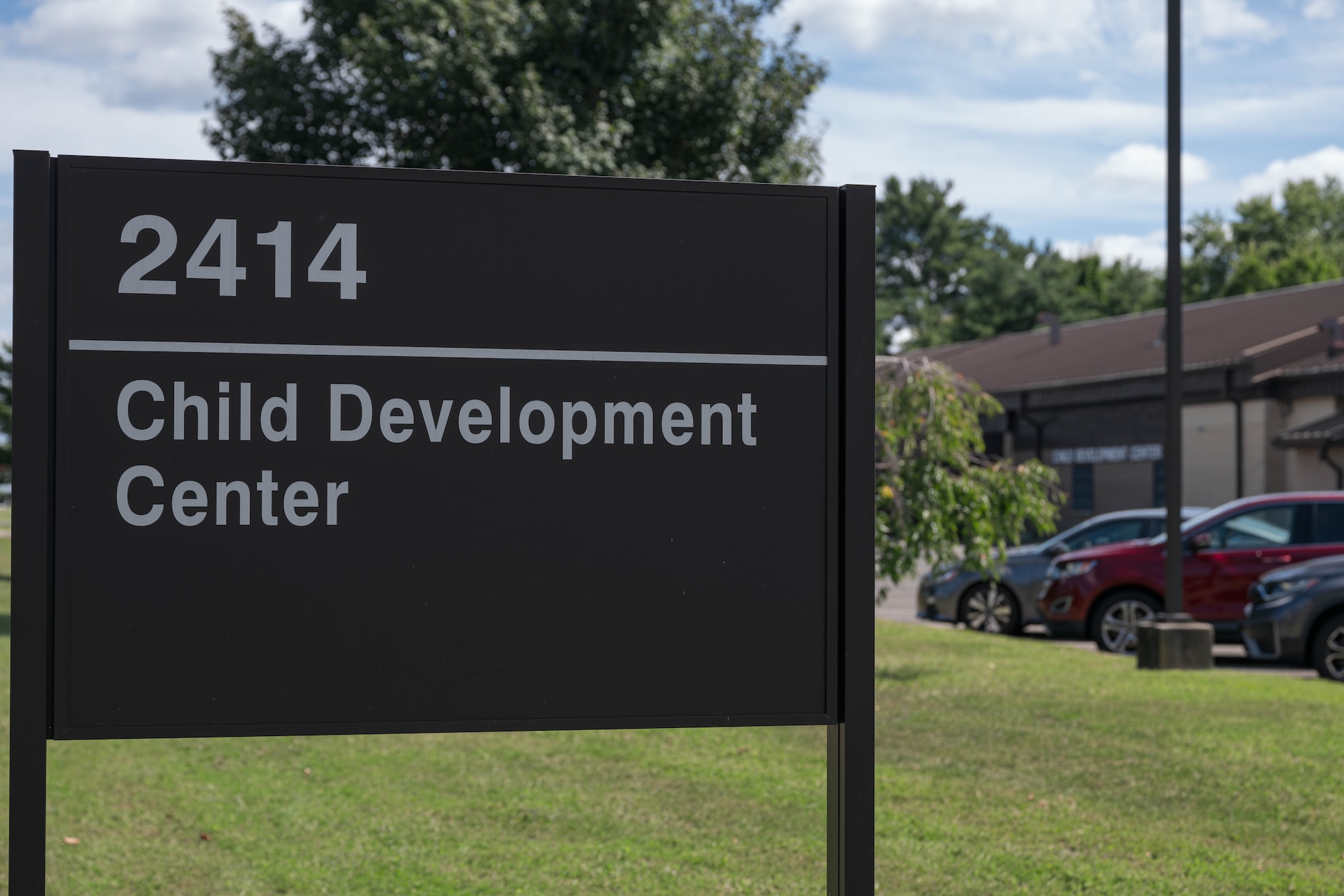 One of four 87th Force Support Squadron Child Development Centers maintains operations at Joint Base McGuire-Dix-Lakehurst, N.J., Sept. 3, 2025. Toward the end of 2024, CDCs around the Department of Defense experienced a hiring freeze, the JB MDL CDC staff worked to mitigate its impact and continue caring for family members. (U.S. Air Force photo by Senior Airman Aidan Thompson)