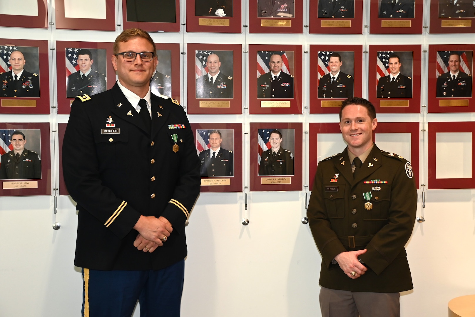 Maj. Patrick Mescher, M.D., and Maj. Connor Venrick, M.D., both recent graduates of the John A. Feagin, Jr. Sports Medicine Fellowship, are two members of Keller’s Orthopaedic and Sports Medicine Research team that contributed to the six abstracts that were accepted for presentation at the Society of Military Orthopaedic Surgeons (SOMOS) Annual Meeting.