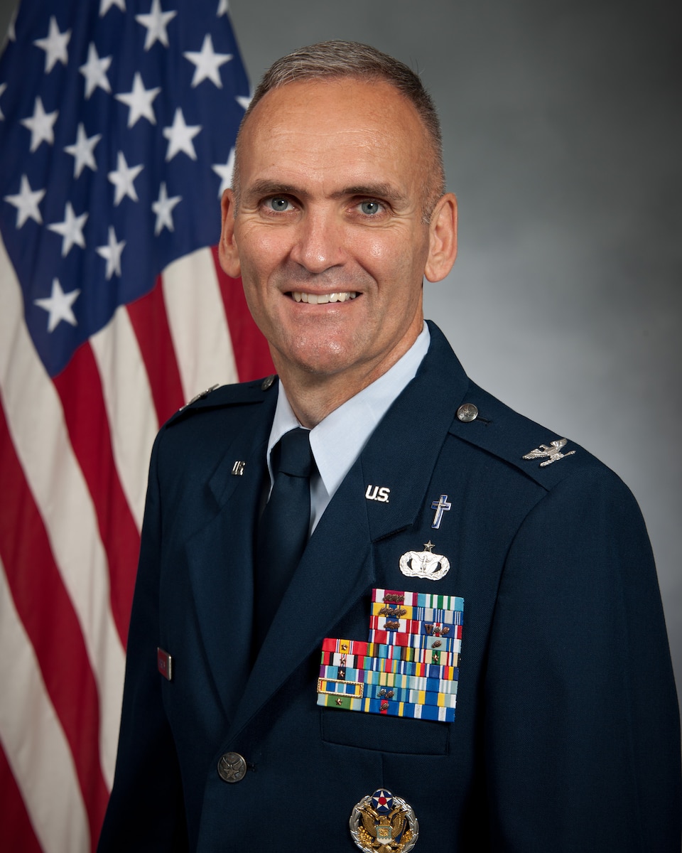 This is the official bio photo for Chaplain, Col. Kleet Barclay, the ACC command chaplain.