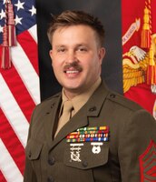 Master Sergeant Wesley J. Brown, Inspector-Instructor Unit Senior Enlisted Leader, Fox Battery, 2nd Battalion, 14th Marine Regiment