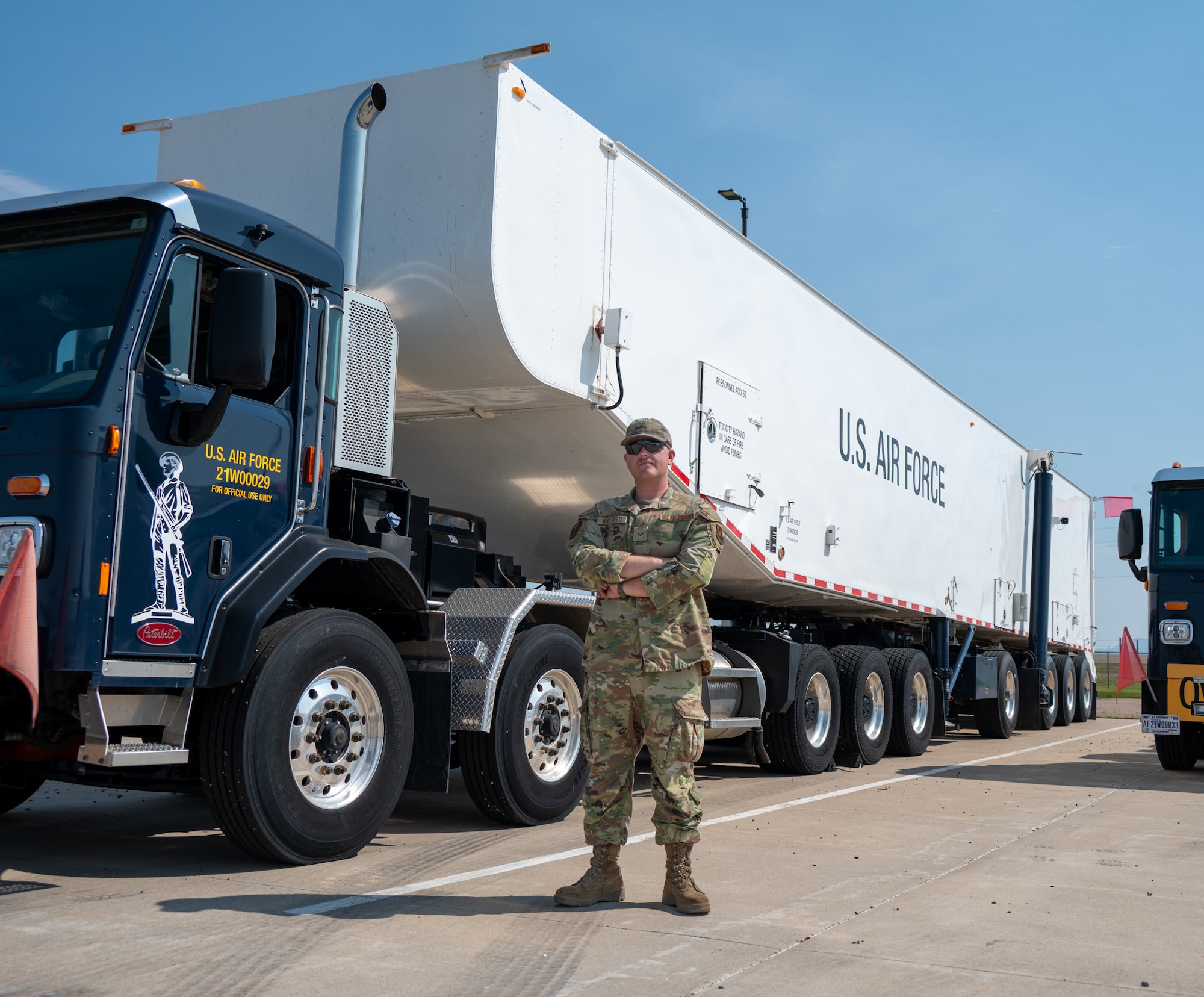 Airman poses for a portrait