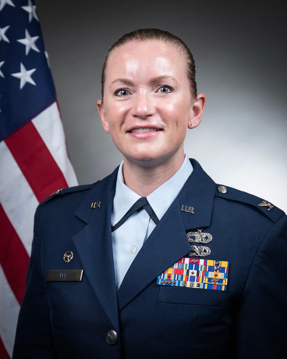 Col. Whitney M. Lee, 315th Mission Support Group commander, official photo