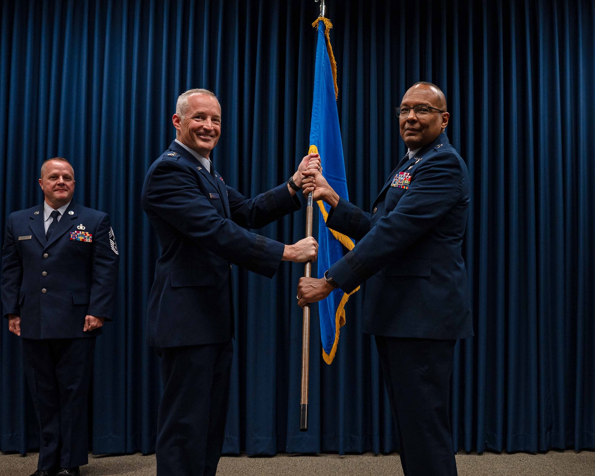 The ceremony marked Colón-DeJesús’ promotion to brigadier general and recognized his continued service as the Chief of Staff for the South Dakota Air National Guard.